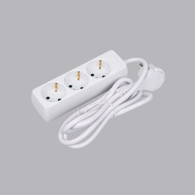 LOB-03L نوع آلمانی مستطیل شکل سه طرفه برق با حلقه کشش چند سوکت