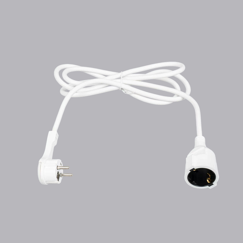 دوشاخه زاویه دار نوع آلمانی G2L-6C با سیم کششی زبانه کش